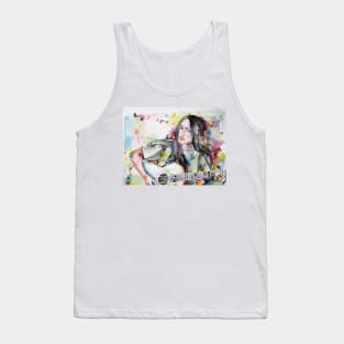 JOAN BAEZ watercolor portrait .2 Tank Top